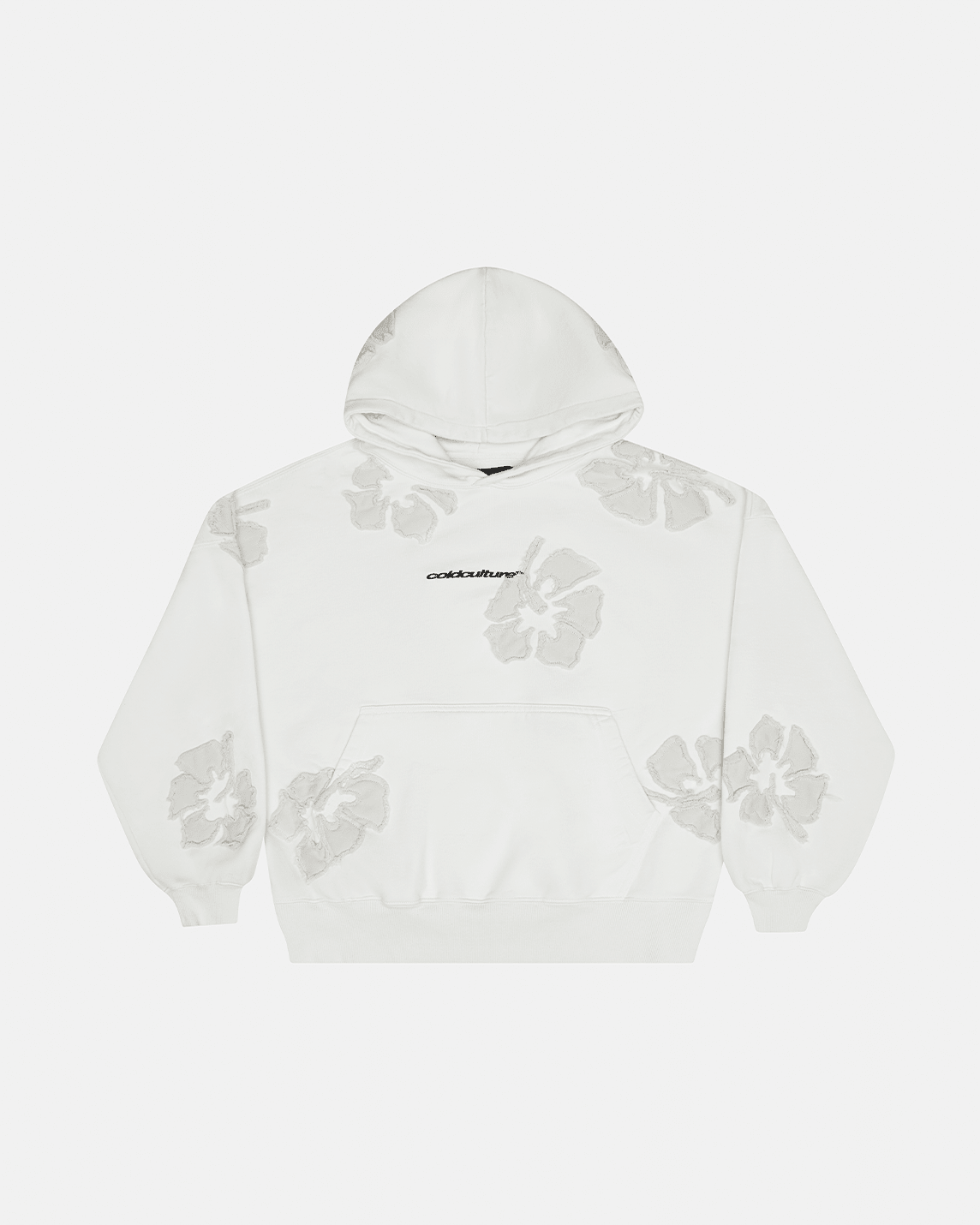 FAKE LOVE HOODIE GREY - Cold Culture