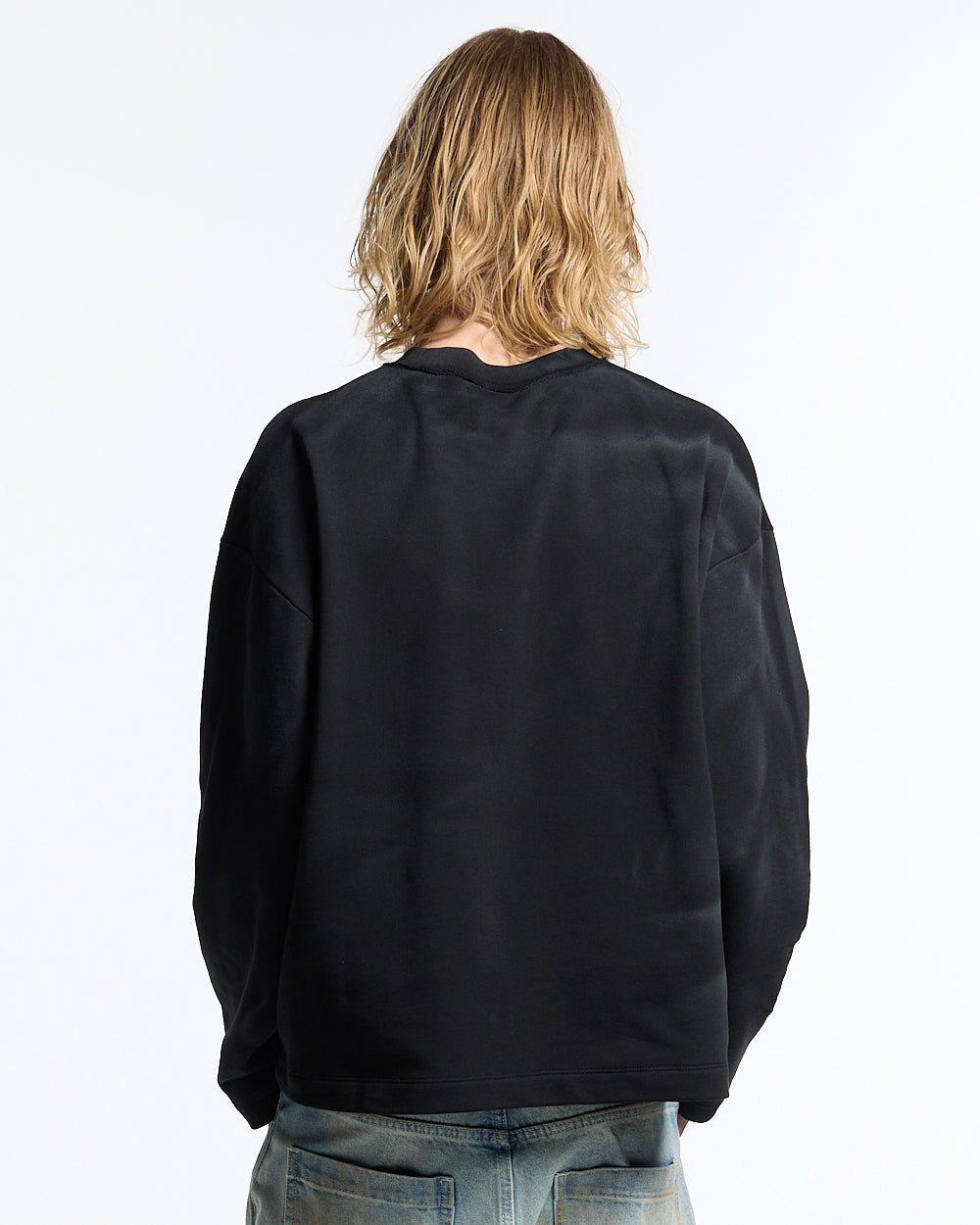 FARMER BLUES LONGSLEEVE BLACK - Cold Culture