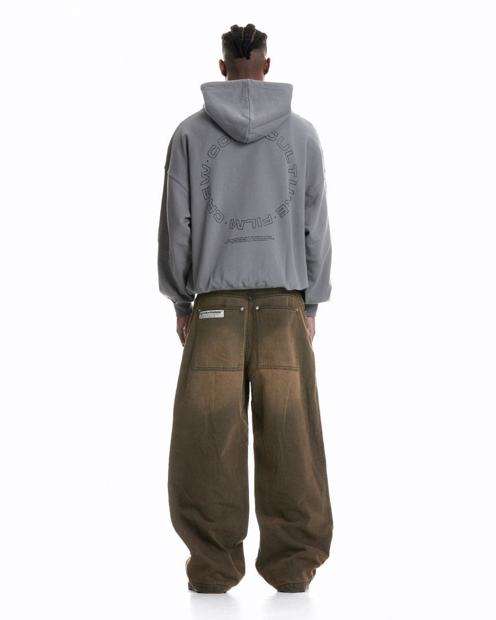 FILM CREW HOODIE DUST GREY