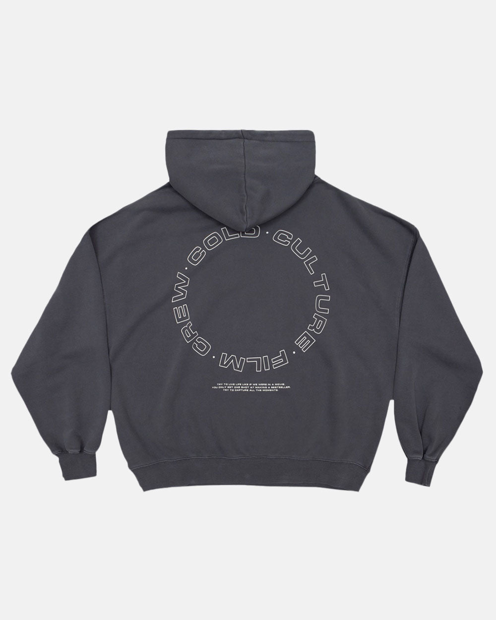 FILM CREW HOODIE INDIA INK - COLD CULTURE