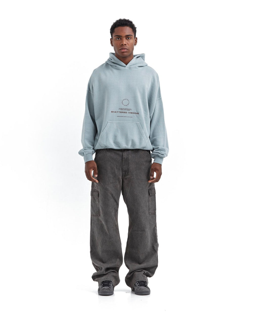 FILM CREW HOODIE SMOKEY BLUE
