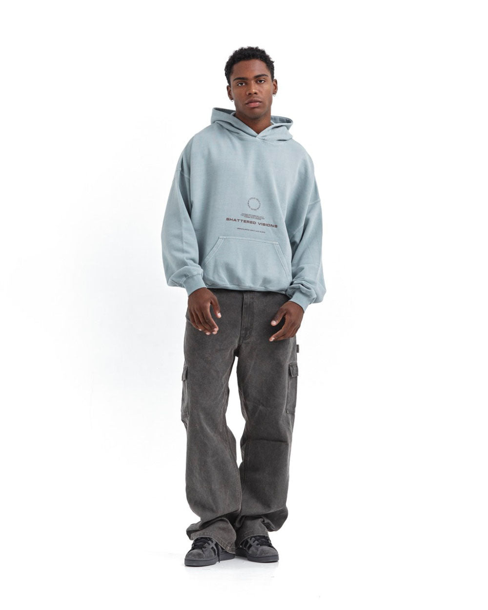 FILM CREW HOODIE SMOKEY BLUE