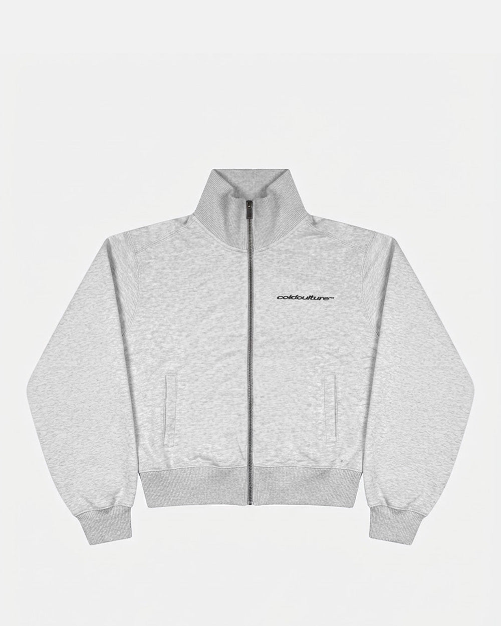 FIVE ZIP JACKET HEATHER GREY - Cold Culture