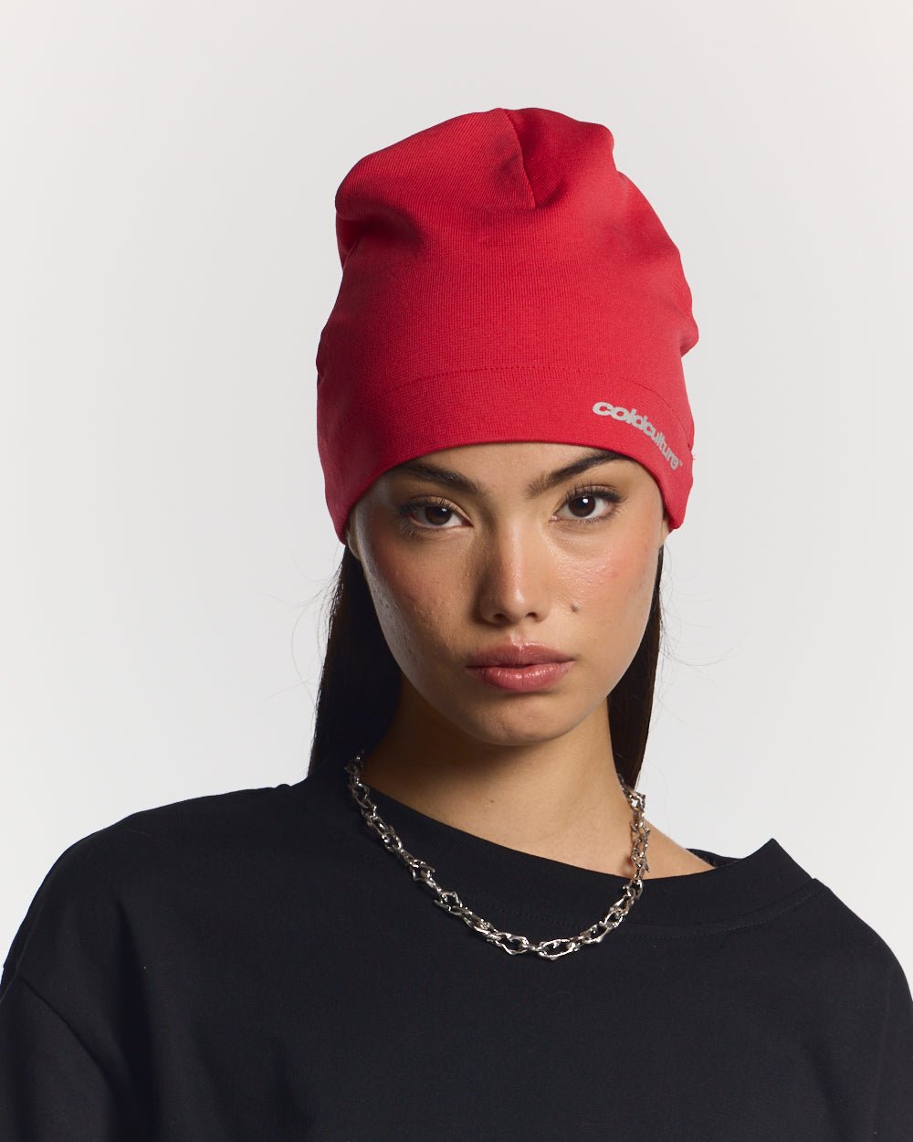 FLASH BEANIE RED - COLD CULTURE