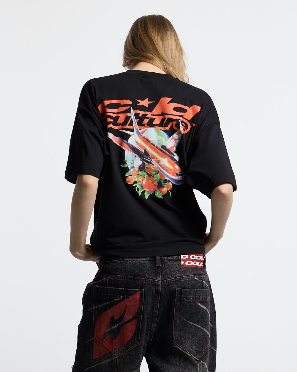 FLIGHT PATH TEE BLACK - Cold Culture #woman