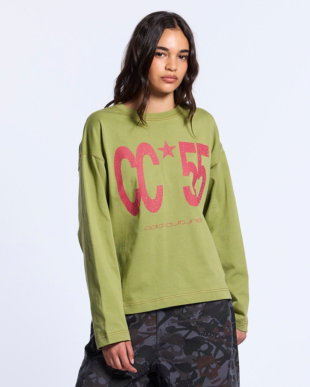 FLYING FREE LONGSLEEVE GREEN - Cold Culture #woman