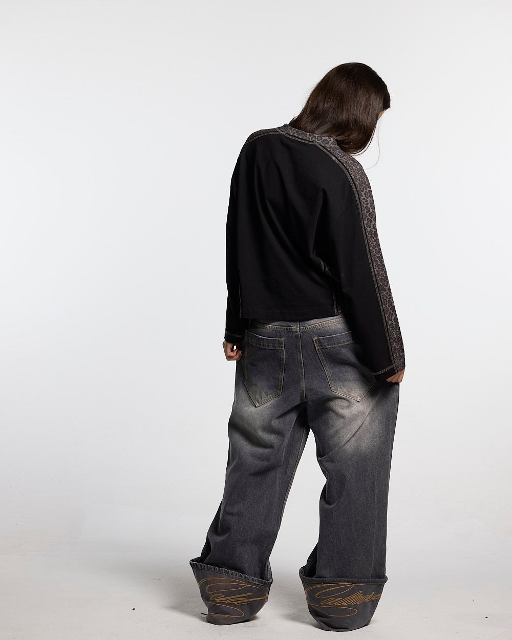 FOLDED V3 PANTS DARK GREY DENIM - Cold Culture