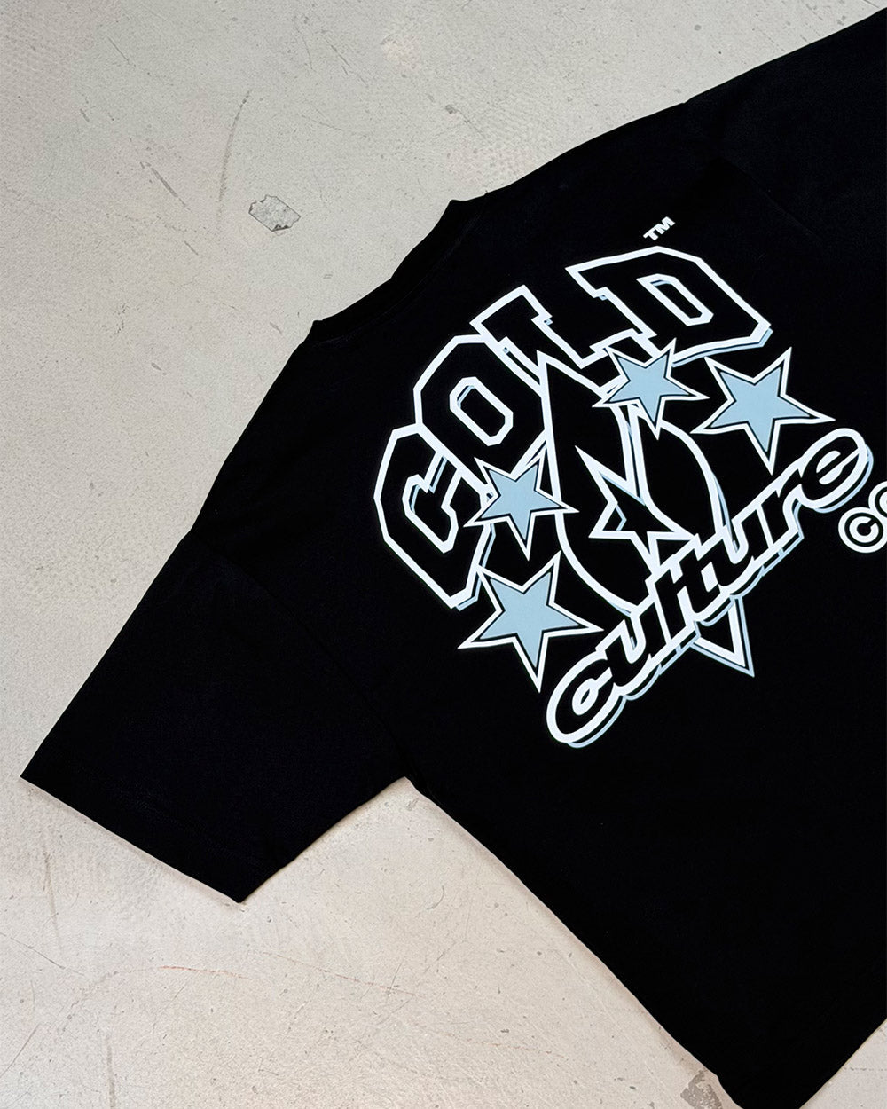 FROM COLD TO THE STARS TEE BLACK - Cold Culture