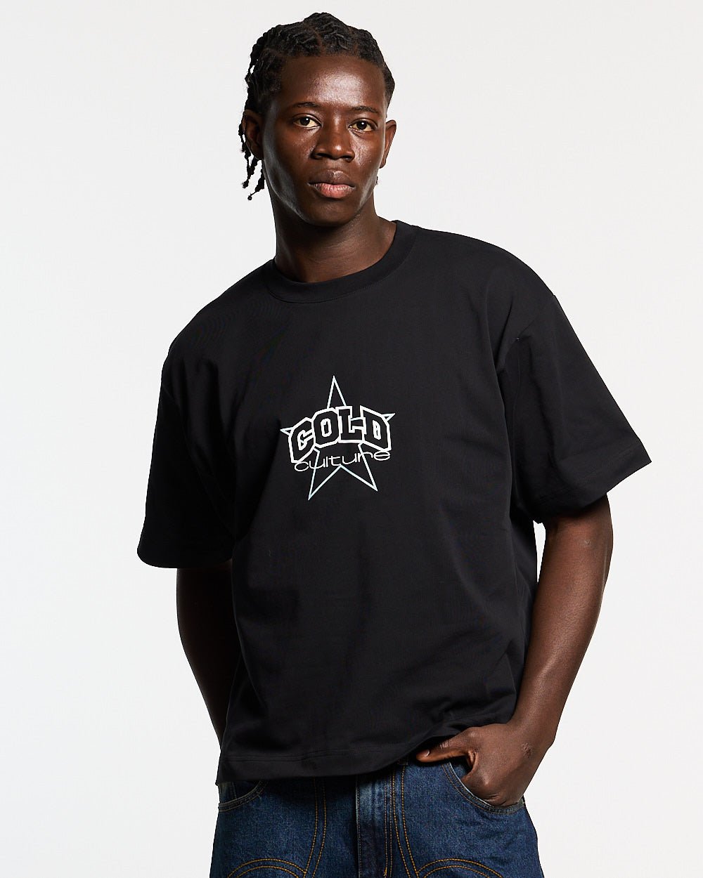 FROM COLD TO THE STARS TEE BLACK - Cold Culture