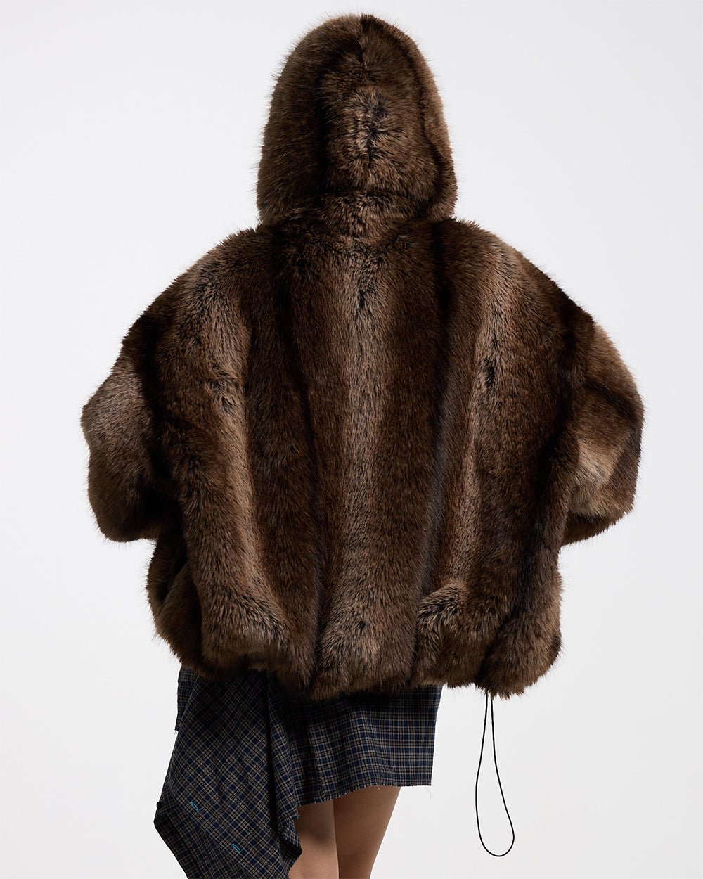 FUR HOODIE JACKET - COLD CULTURE