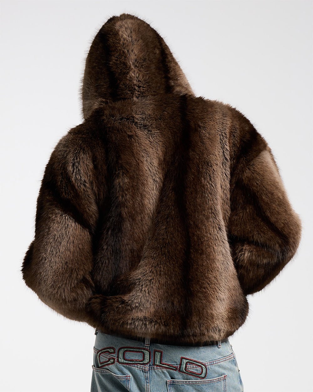 FUR HOODIE JACKET - COLD CULTURE