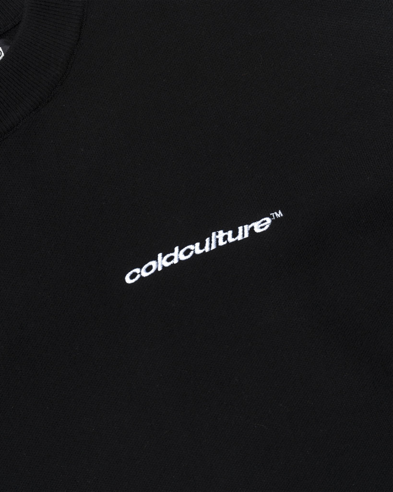 FURRY SCRIPT KNIT BLACK - Cold Culture