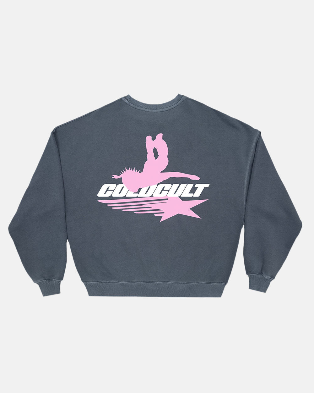 GALACTIC GLIDE CREWNECK DARK BLUE - COLD CULTURE