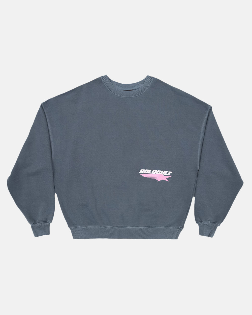 GALACTIC GLIDE CREWNECK DARK BLUE - COLD CULTURE