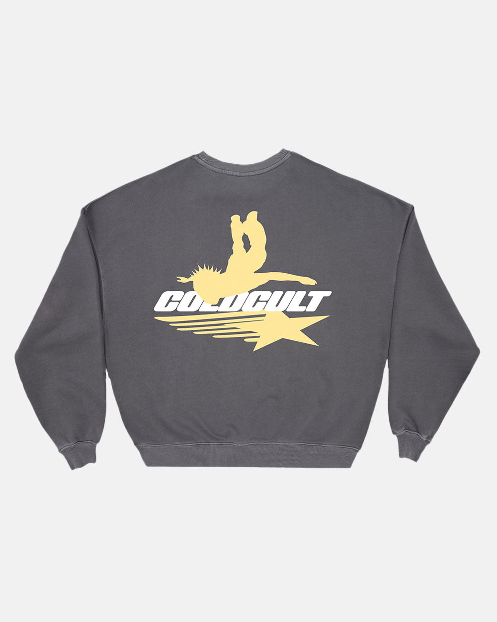 GALACTIC GLIDE CREWNECK SMOKEY GREY - COLD CULTURE