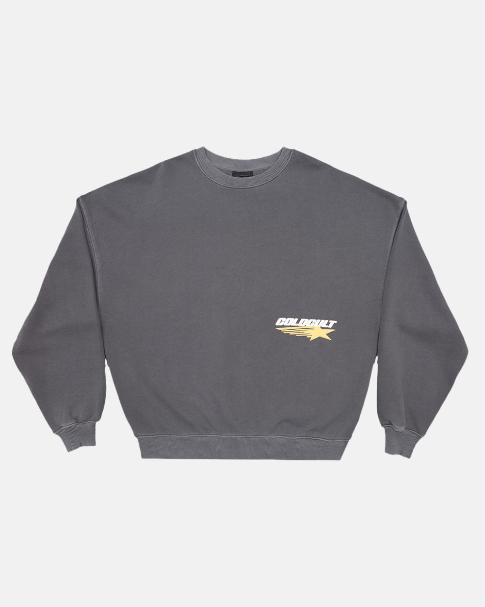 GALACTIC GLIDE CREWNECK SMOKEY GREY - COLD CULTURE