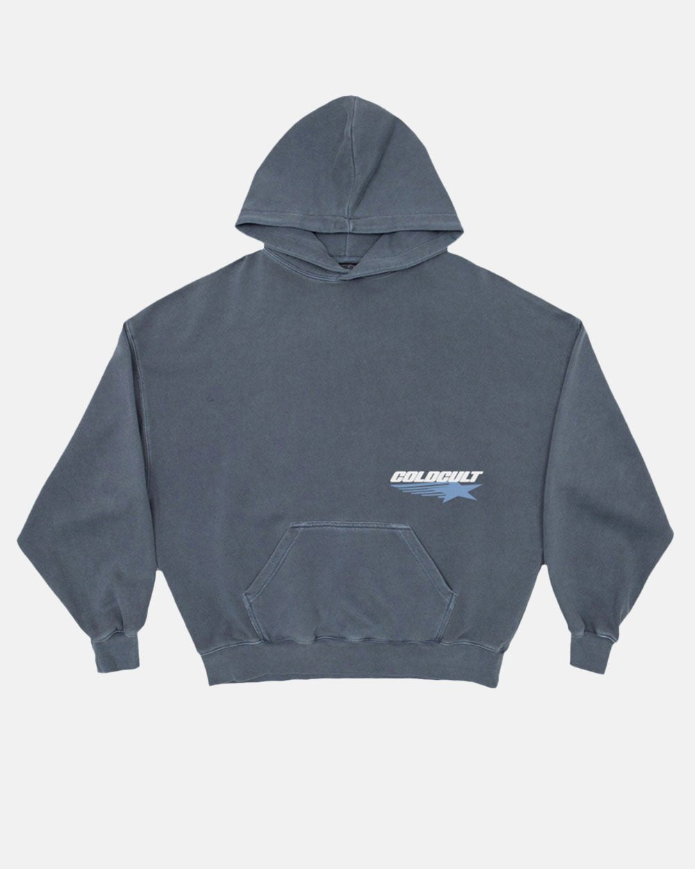 GALACTIC GLIDE HOODIE DARK BLUE - COLD CULTURE