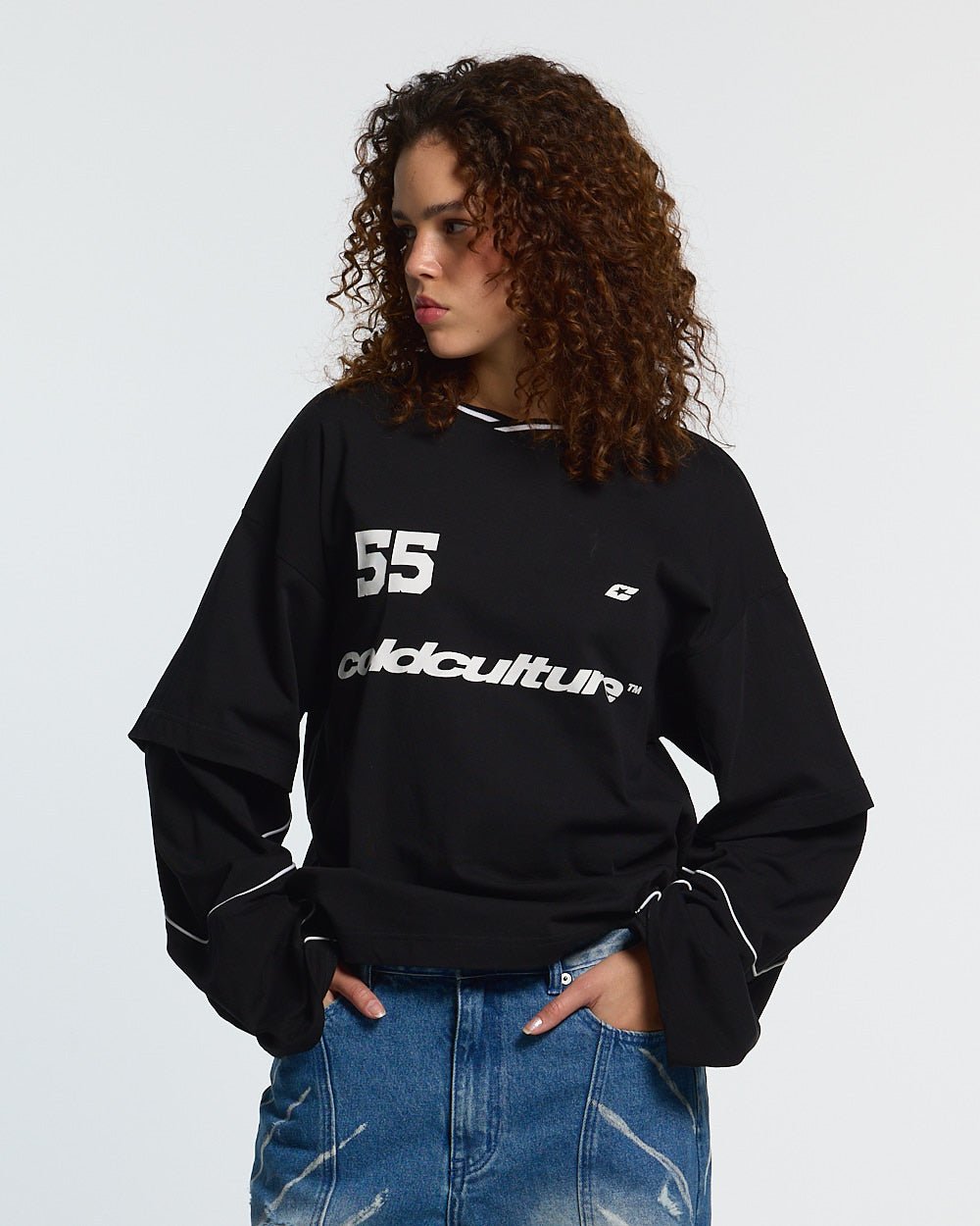 GAME ON LONGSLEEVE BLACK - Cold Culture
