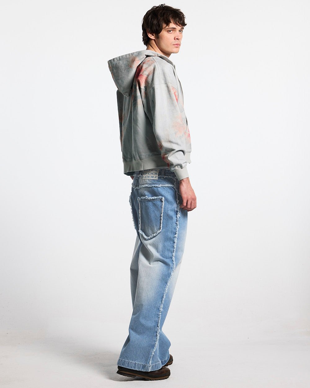 GARDEN N´ROSES ZIP HOODIE GREY - Cold Culture