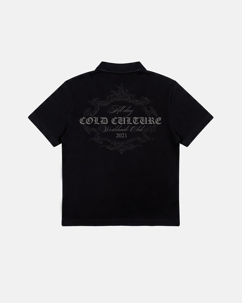 GILDED POLO BLACK - Cold Culture