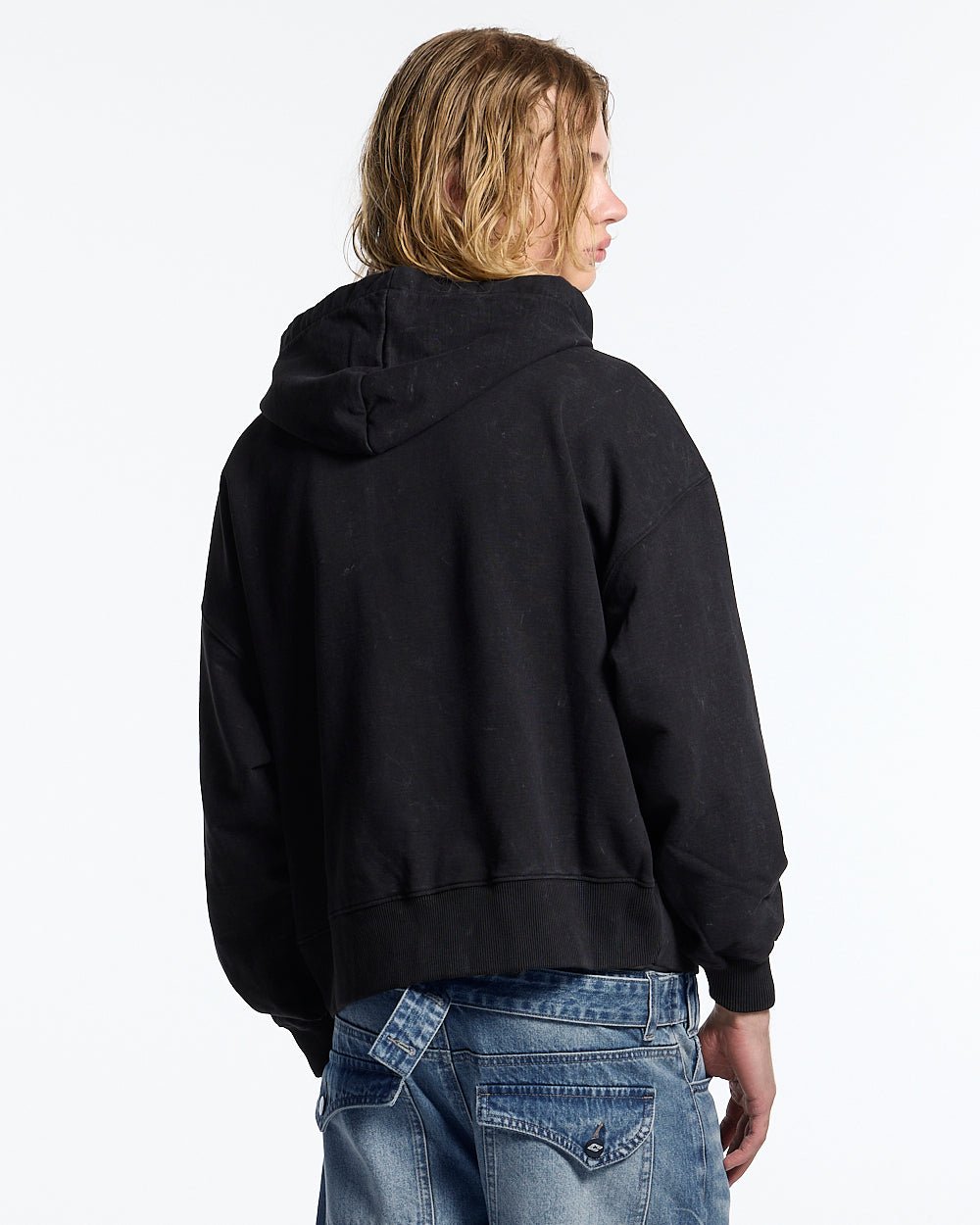 GIRLS CLUB ZIP HOODIE BLACK - Cold Culture