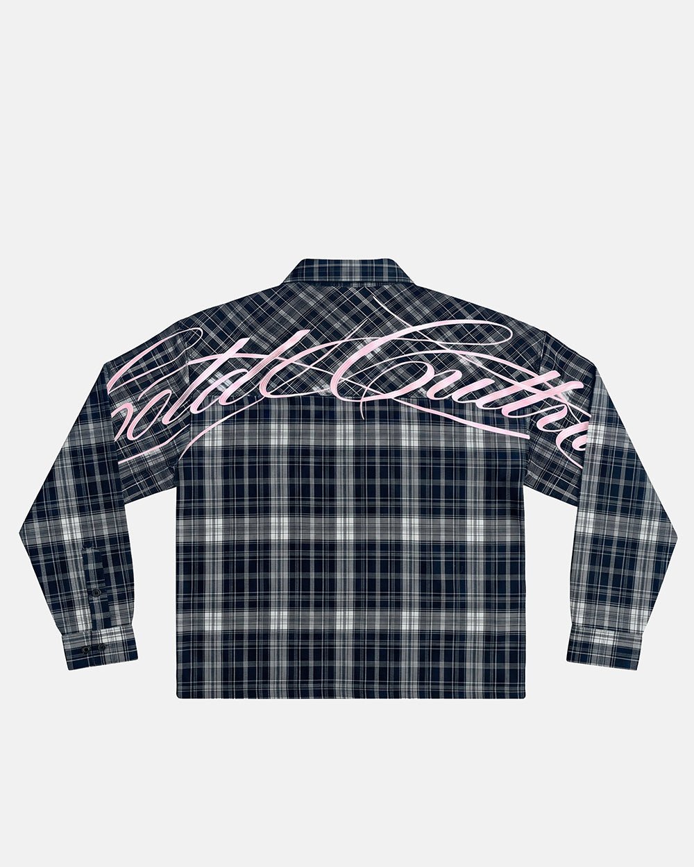 GLEENWOOD PLAID TARTAN SHIRT BLACK & WHITE - Cold Culture