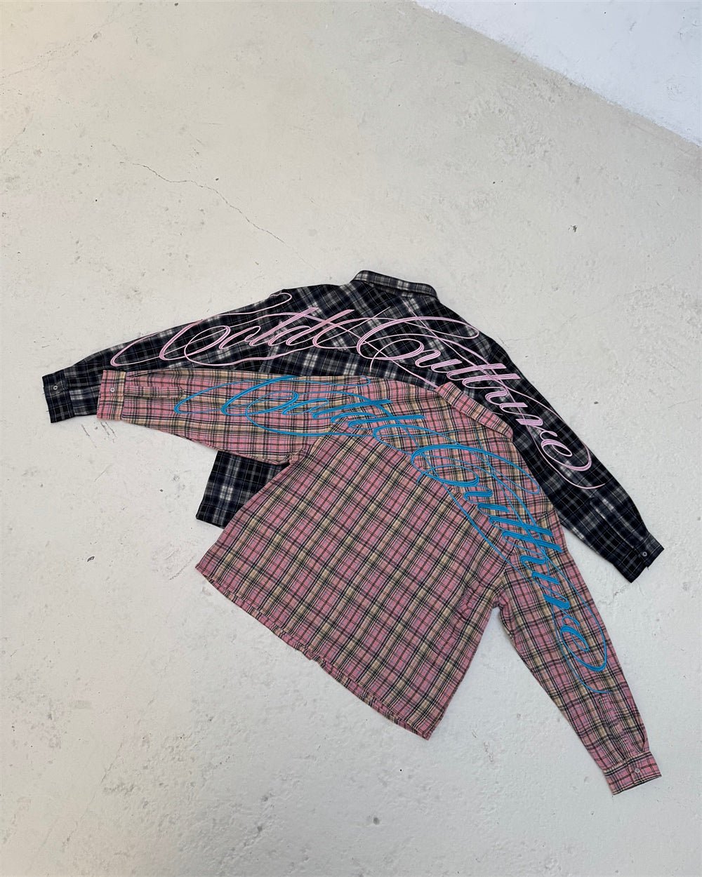 GLEENWOOD PLAID TARTAN SHIRT BLACK & WHITE - Cold Culture