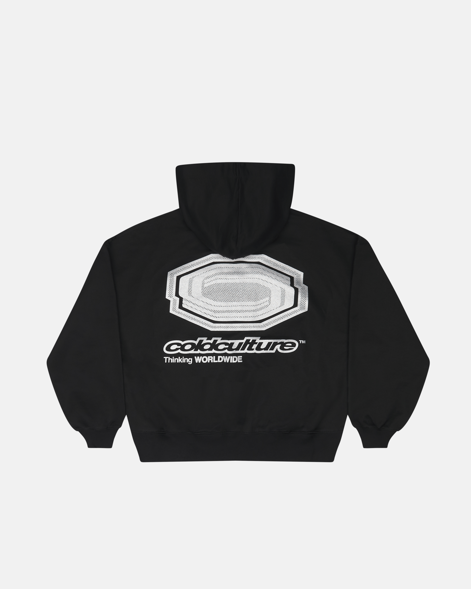 GLITTER HOODIE BLACK - Cold Culture
