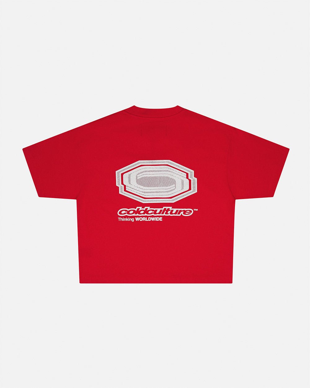 GLITTER TEE RED - Cold Culture