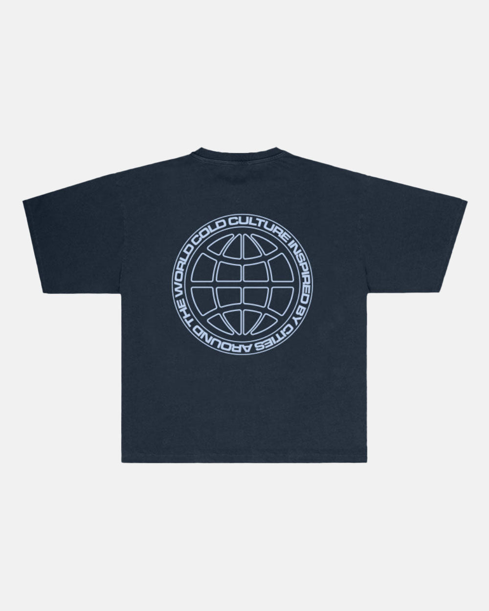 GLOBE TEE BLUE SHADOW