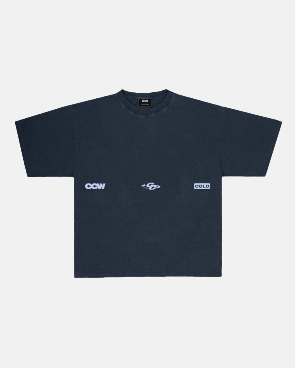 GLOBE TEE BLUE SHADOW