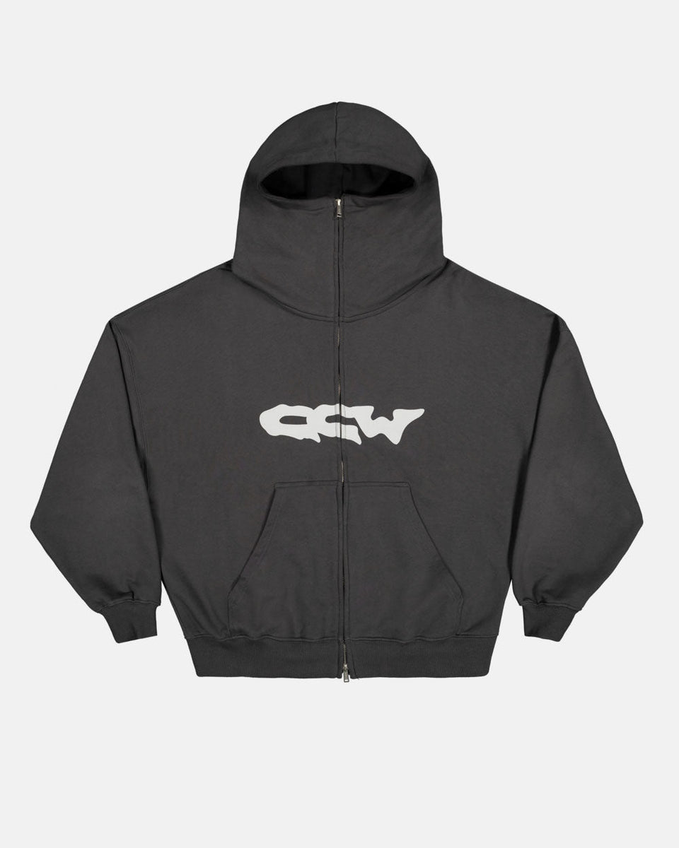 GLOBETROTTER ZIP HOODIE GRAY COLD CULTURE™ STREETWEAR CLOTHING