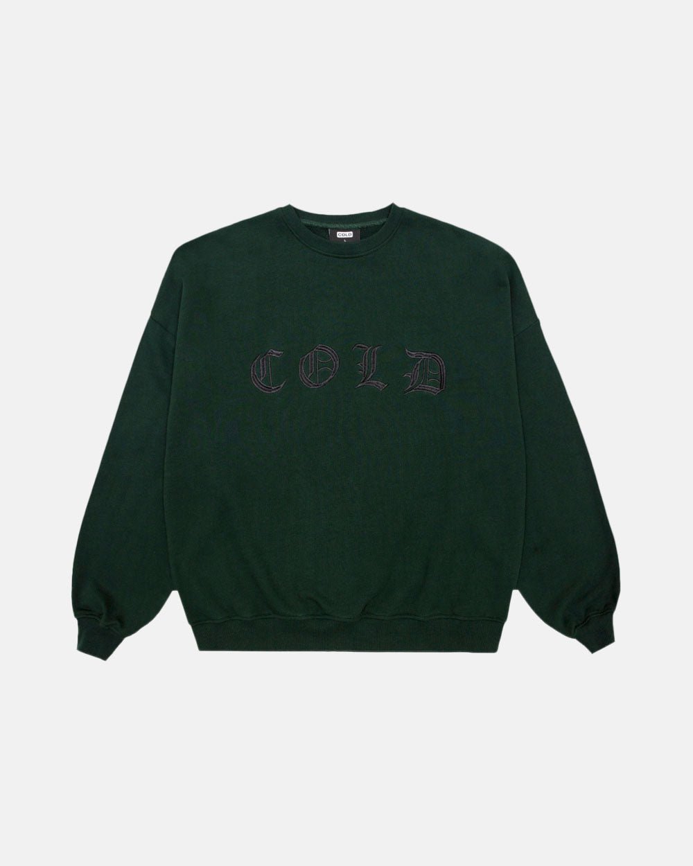 GOTHIC CREWNECK OPAL GREEN - COLD CULTURE