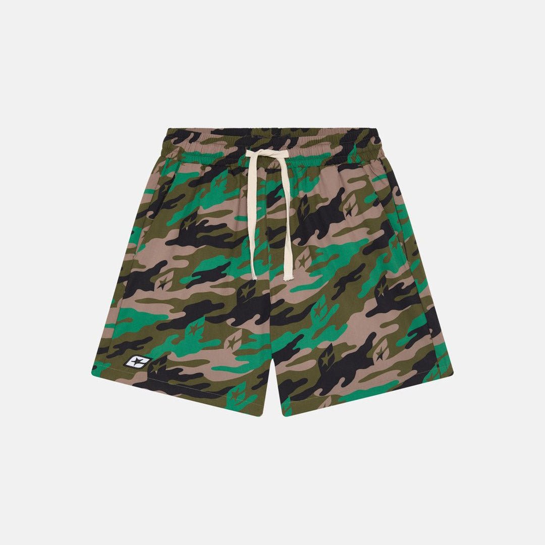 GREEN CAMO SWIM SHORT - Cold Culture