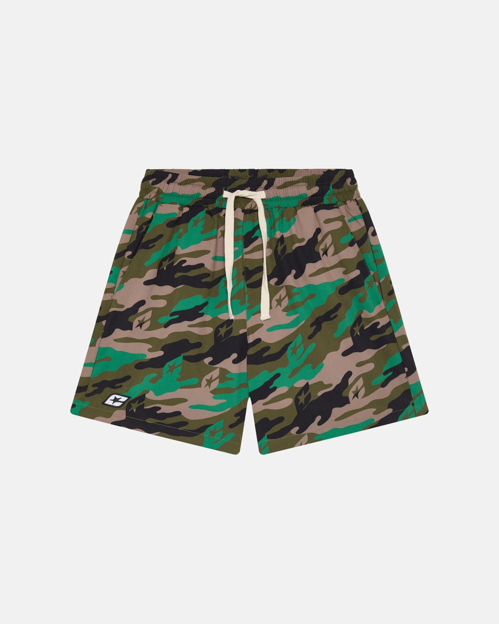 GREEN CAMO SWIM SHORT - COLD CULTURE