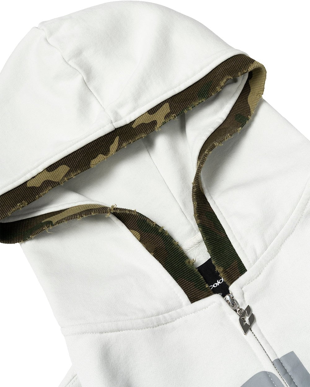 GREY OPS ZIP HOODIE LIGHT GREY - Cold Culture