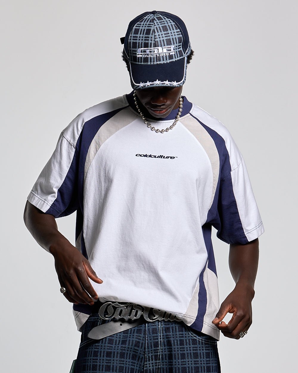GRID CAP DARK BLUE - COLD CULTURE