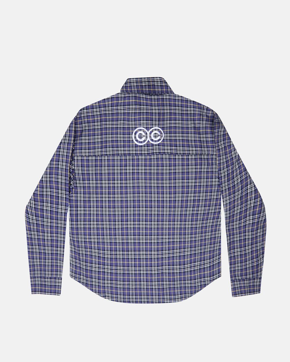 GRID SHIRT TARTAN DARK BLUE/GRAY - COLD CULTURE