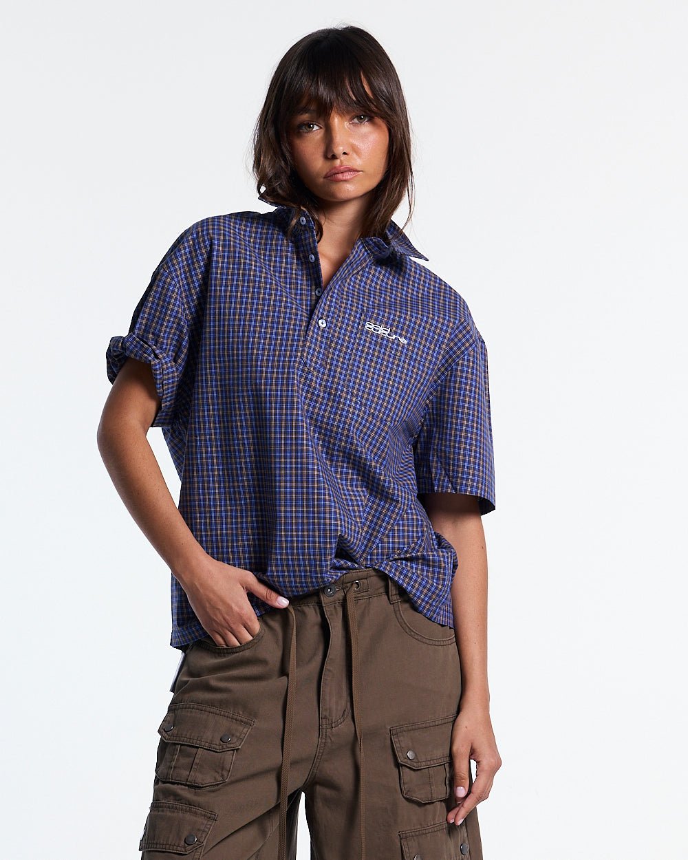 GRIZZLY SHIRT NAVY - Cold Culture