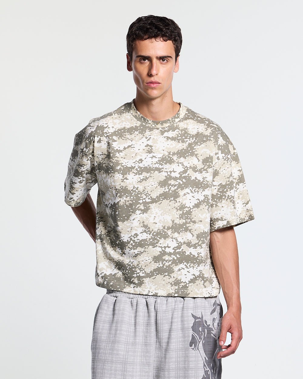 GROUND CURVED TEE GREEN - Cold Culture