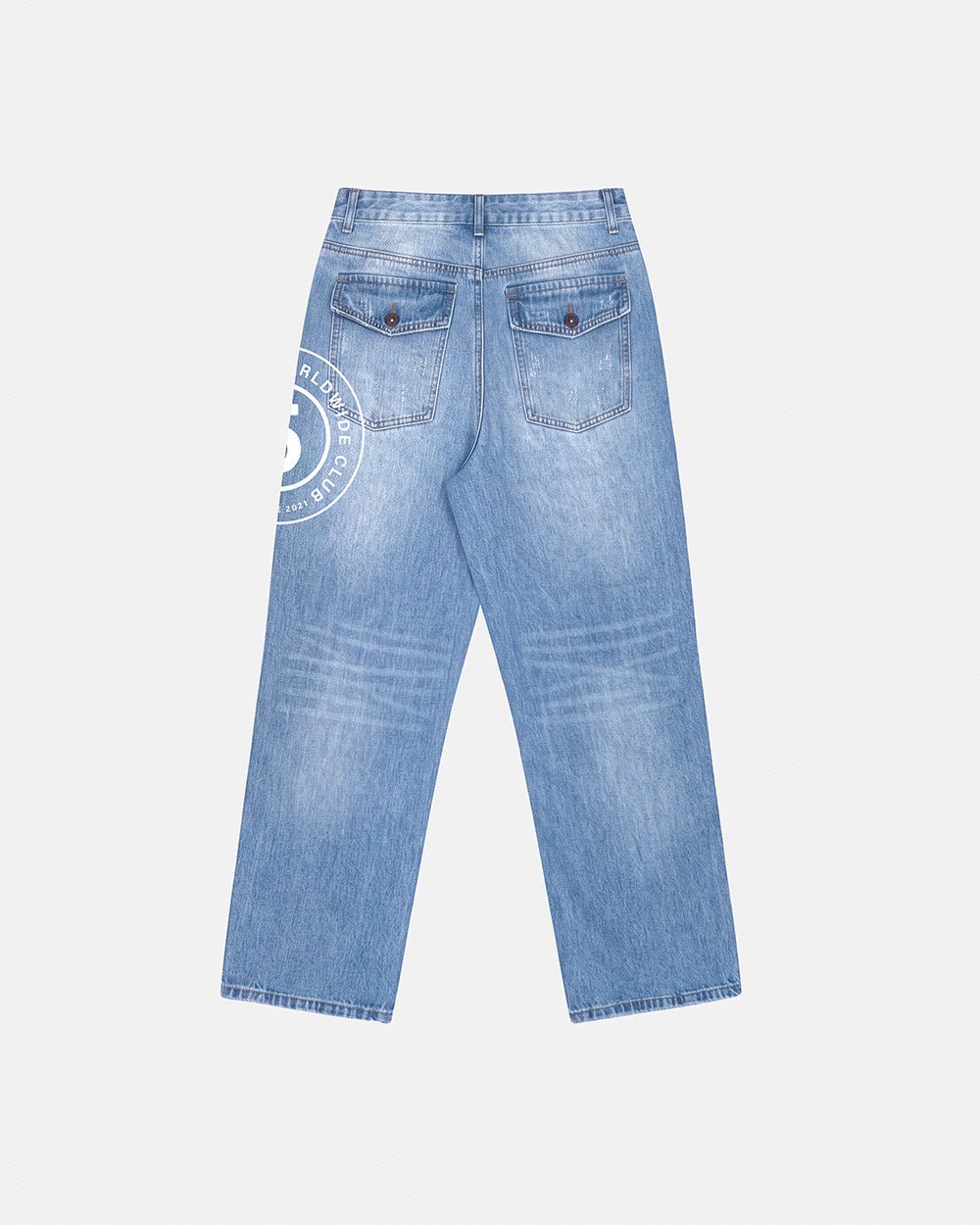 GRUNGE V1 PANTS LIGHT BLUE - Cold Culture