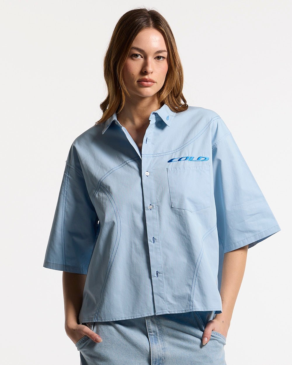 GUARDIAN SHIRT BREEZE BLUE - Cold Culture #woman