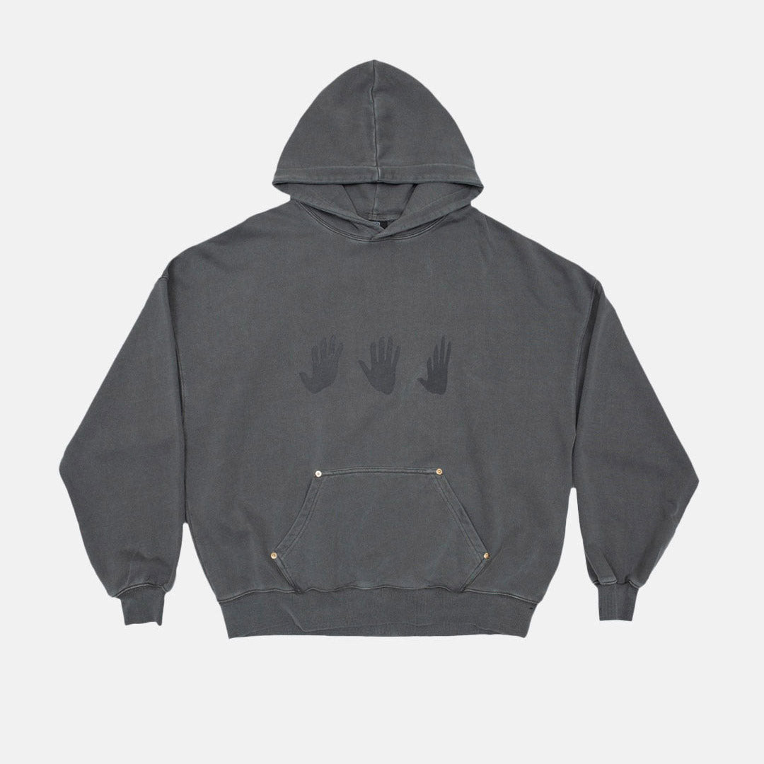 HANDS HOODIE GREY - Cold Culture