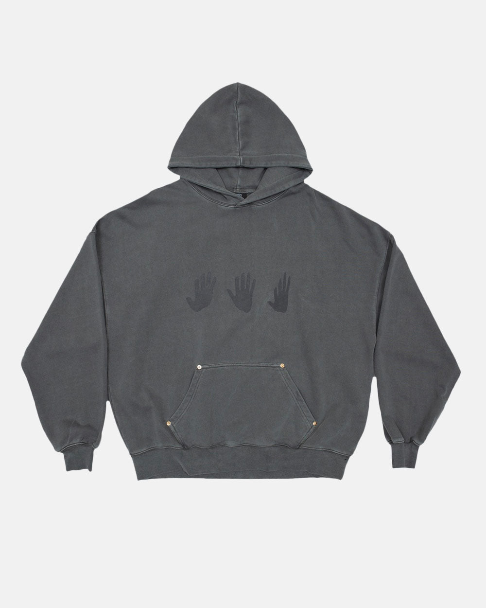 HANDS HOODIE GREY - COLD CULTURE