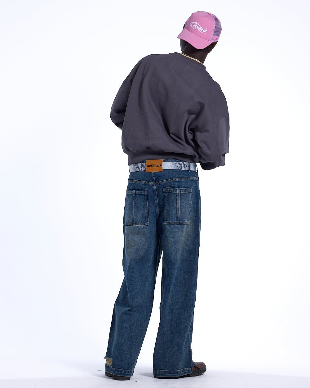 HARPER CREWNECK PURPLE AND BABY BLUE - COLD CULTURE