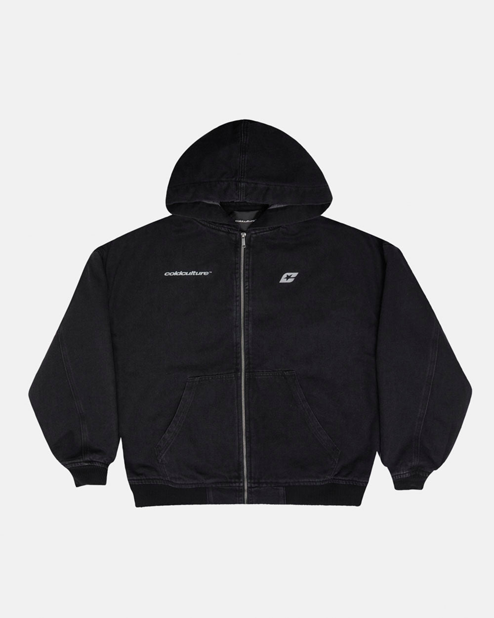 HARPER JACKET FADED BLACK DENIM - COLD CULTURE