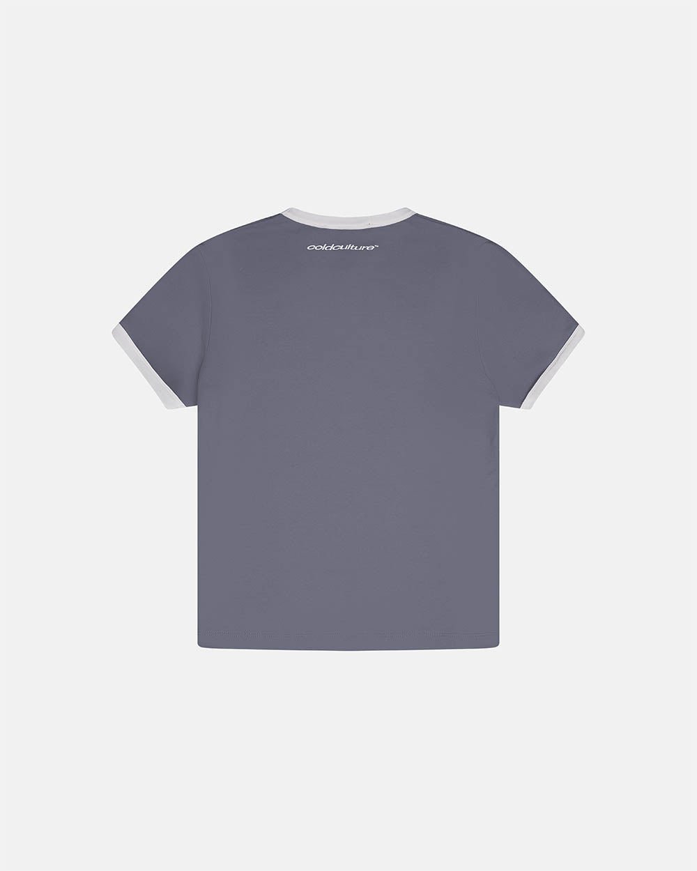 HARPER TEE ASH GREY AND WHITE - COLD CULTURE