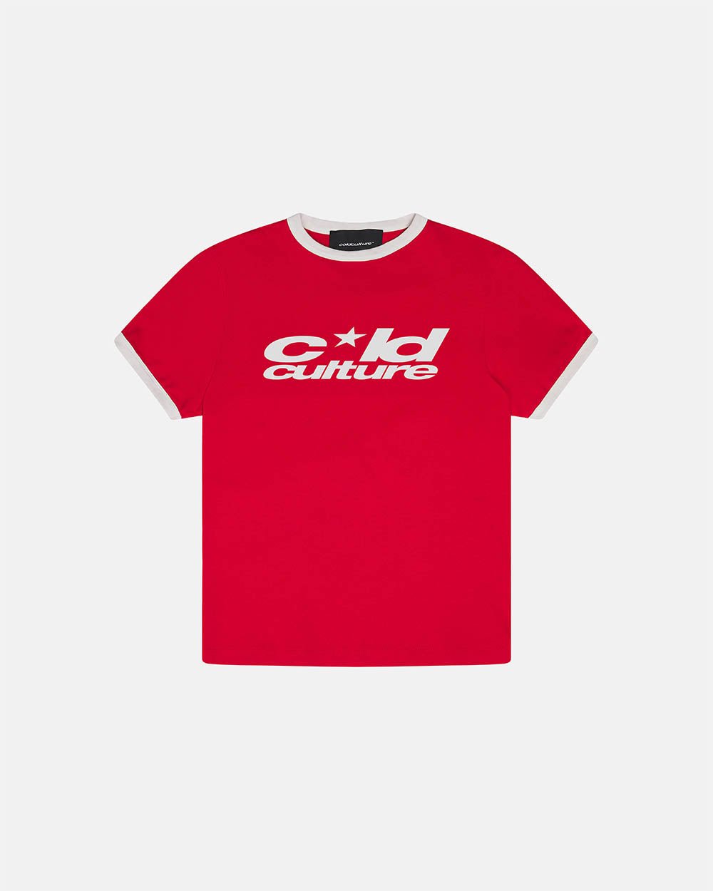 HARPER TEE RED AND WHITE - COLD CULTURE