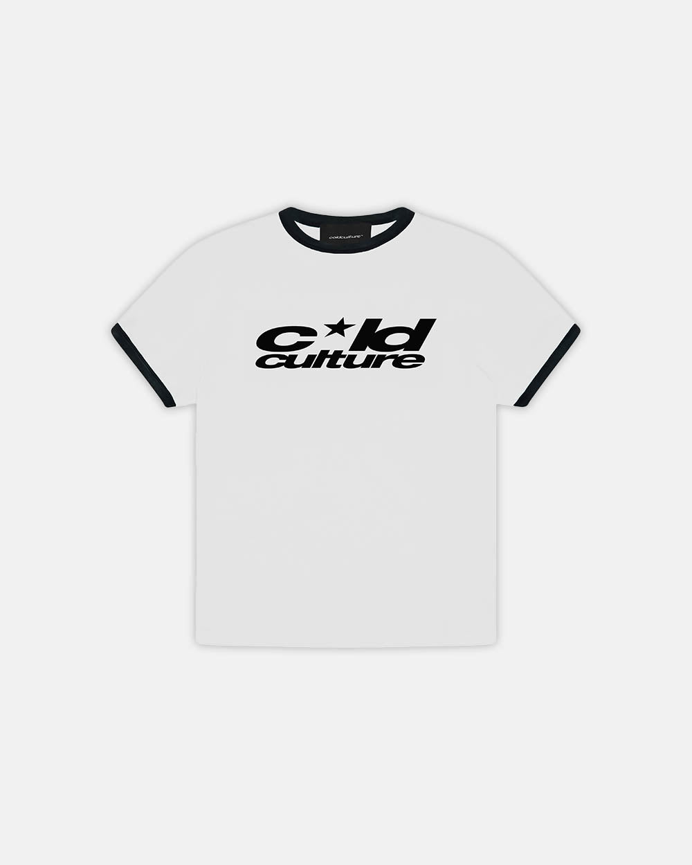 HARPER TEE WHITE AND BLACK - COLD CULTURE