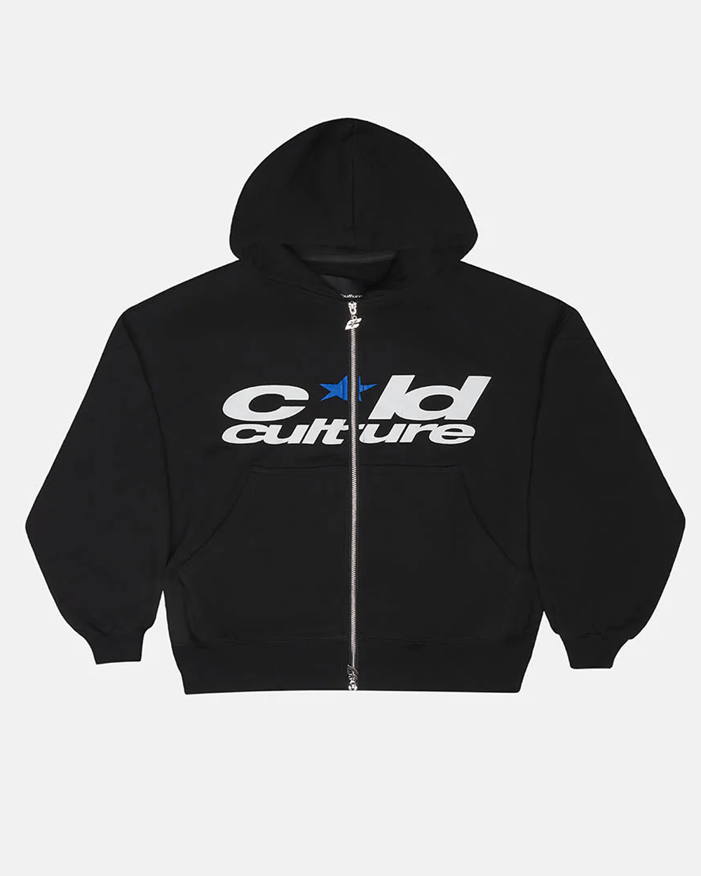 HARPER ZIP HOODIE BLACK - COLD CULTURE